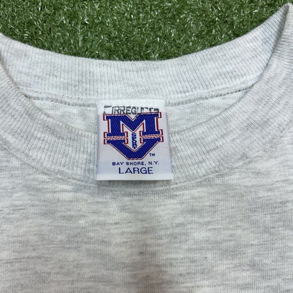 Vtg 90s Michigan Wolverines T-Shirt Size Large Spellout Made in USA Misprint - Picture 5 of 5